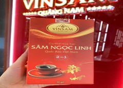 Cà Phê Sâm Ngọc Linh (Cà phê đen 2in1 - hộp 20 gói)